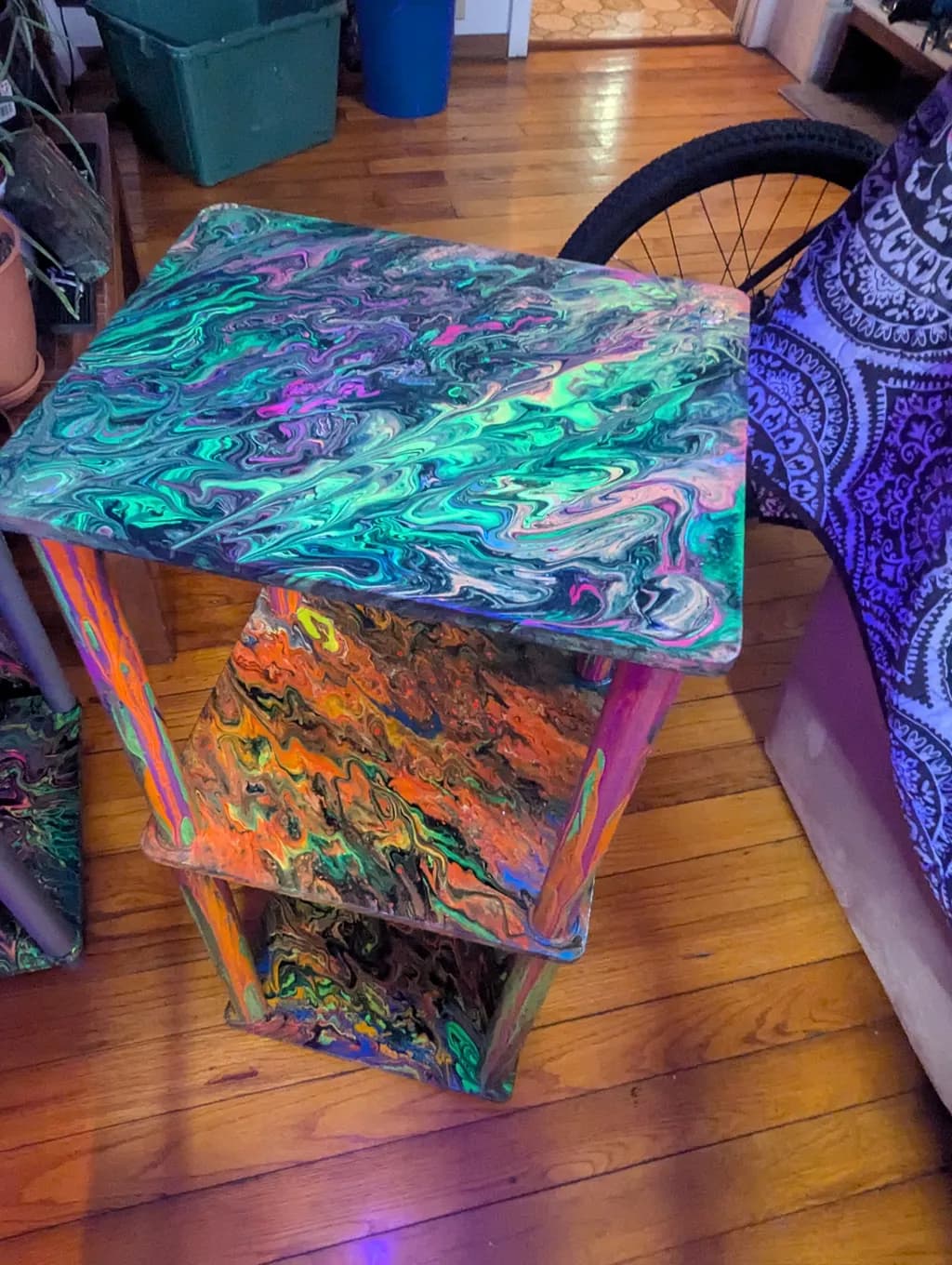Swirling Spectrum Table