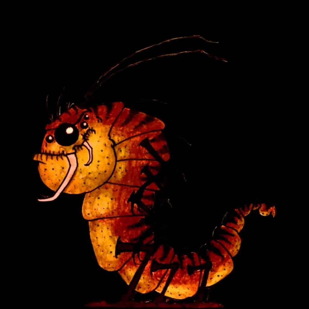 Glowing Centipede