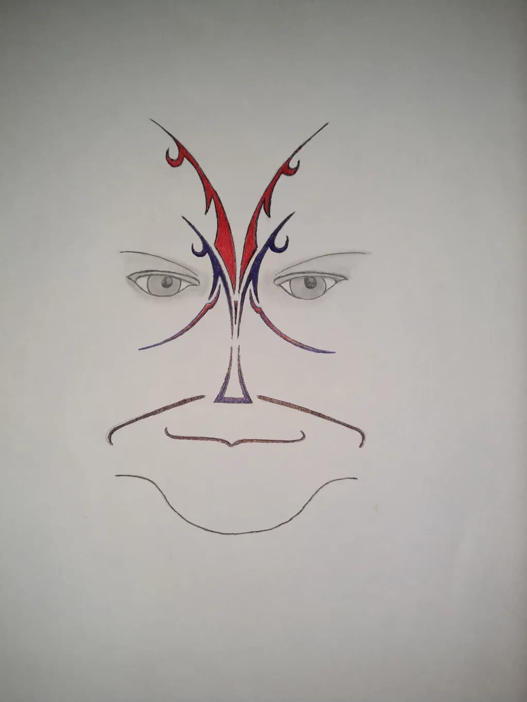 Abstract Face Lines