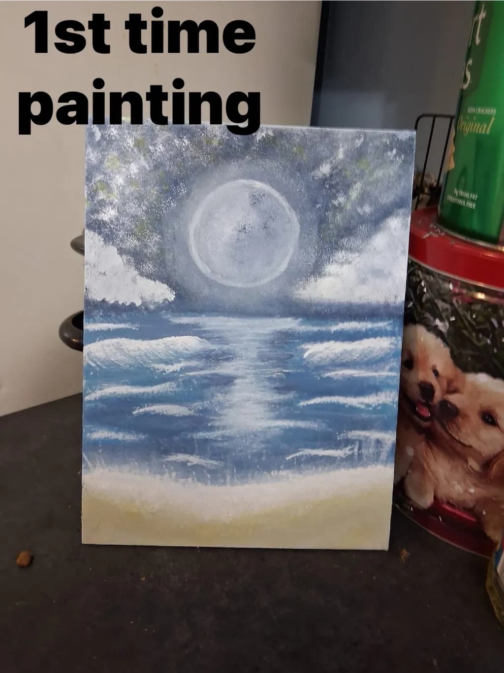 Moonlit Shoreline