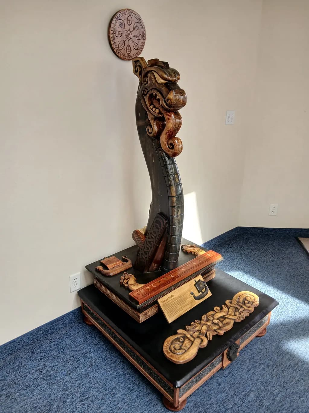 Viking Dragon Ship Figurehead