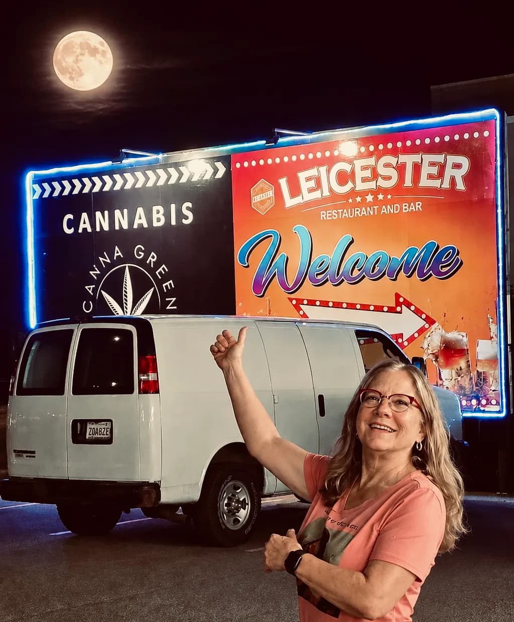 Cannabis Welcome Sign
