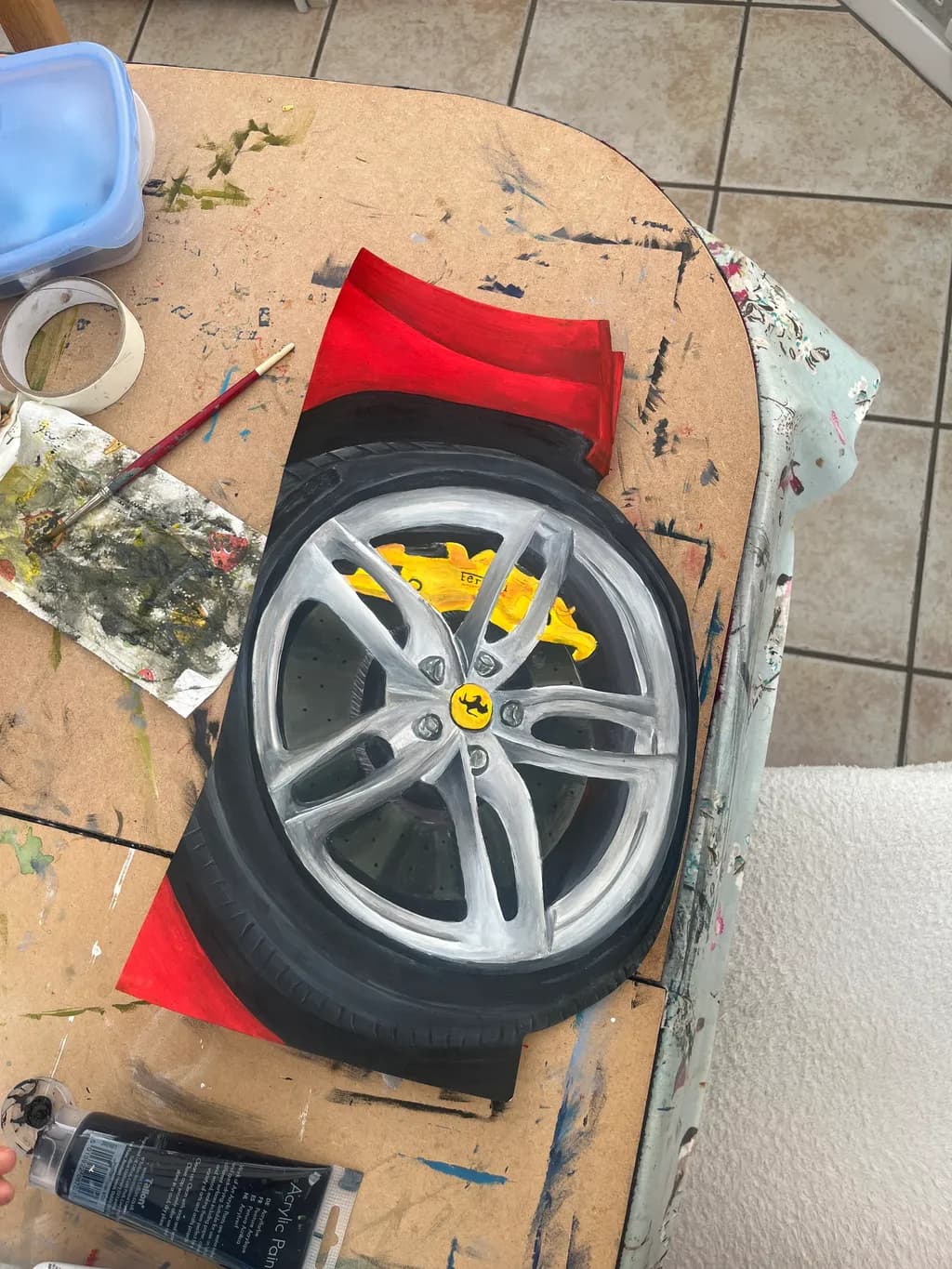 Ferrari Wheel Study