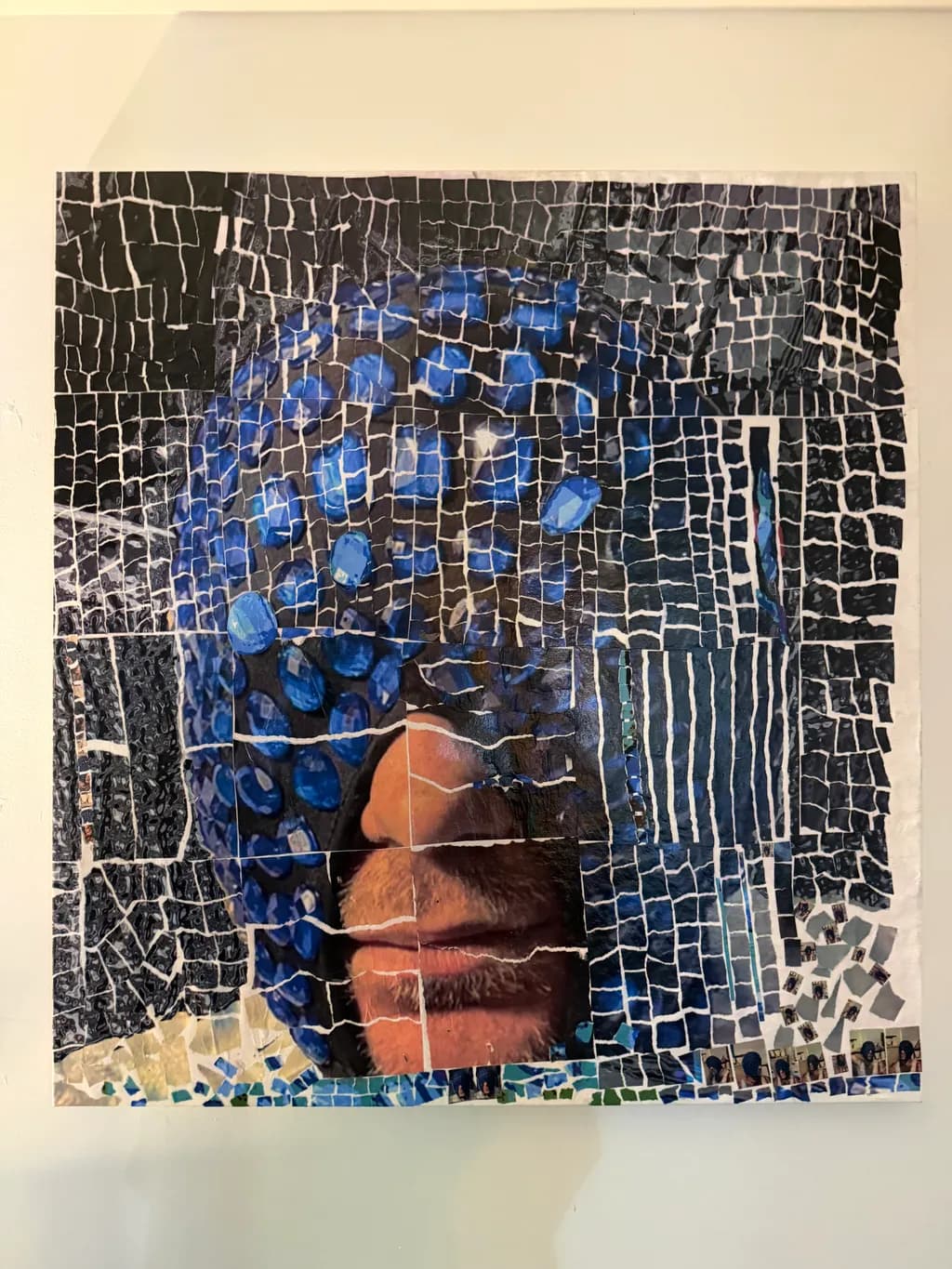 Fragmented Mosaic Face