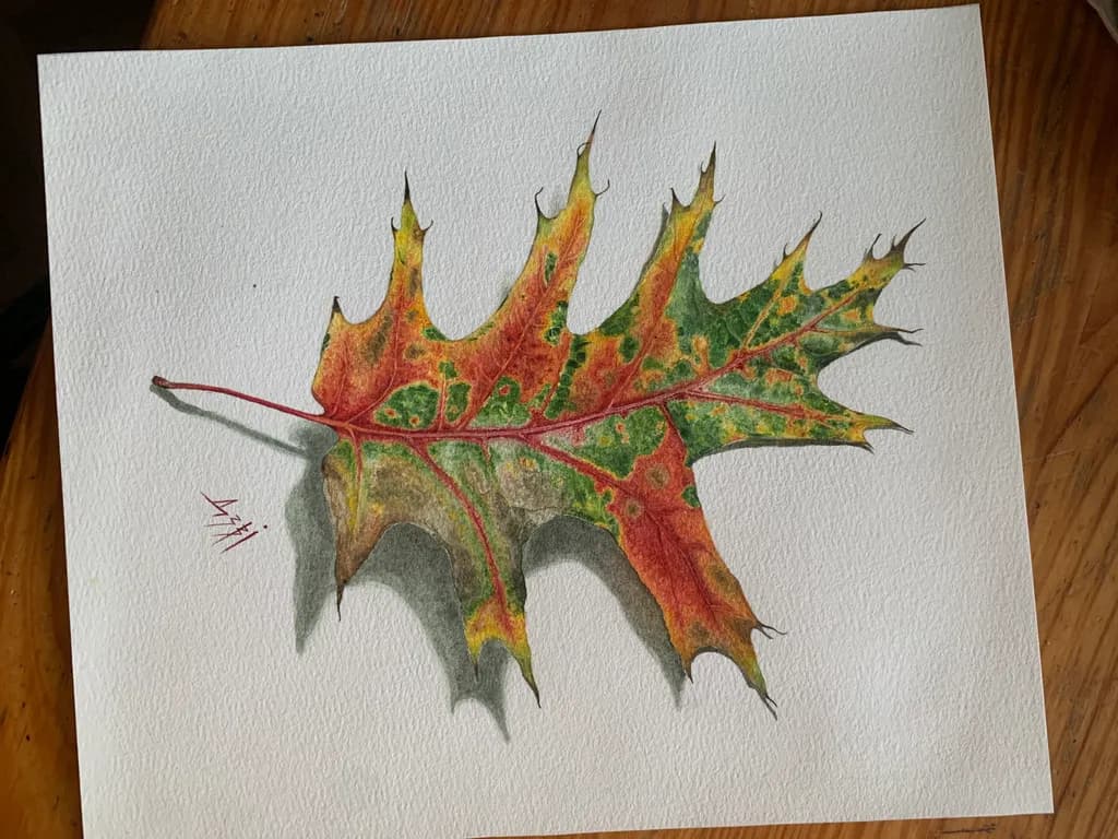 Autumn Prism Leaf