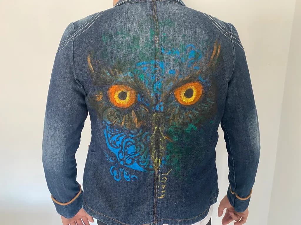 Owl Gaze Denim