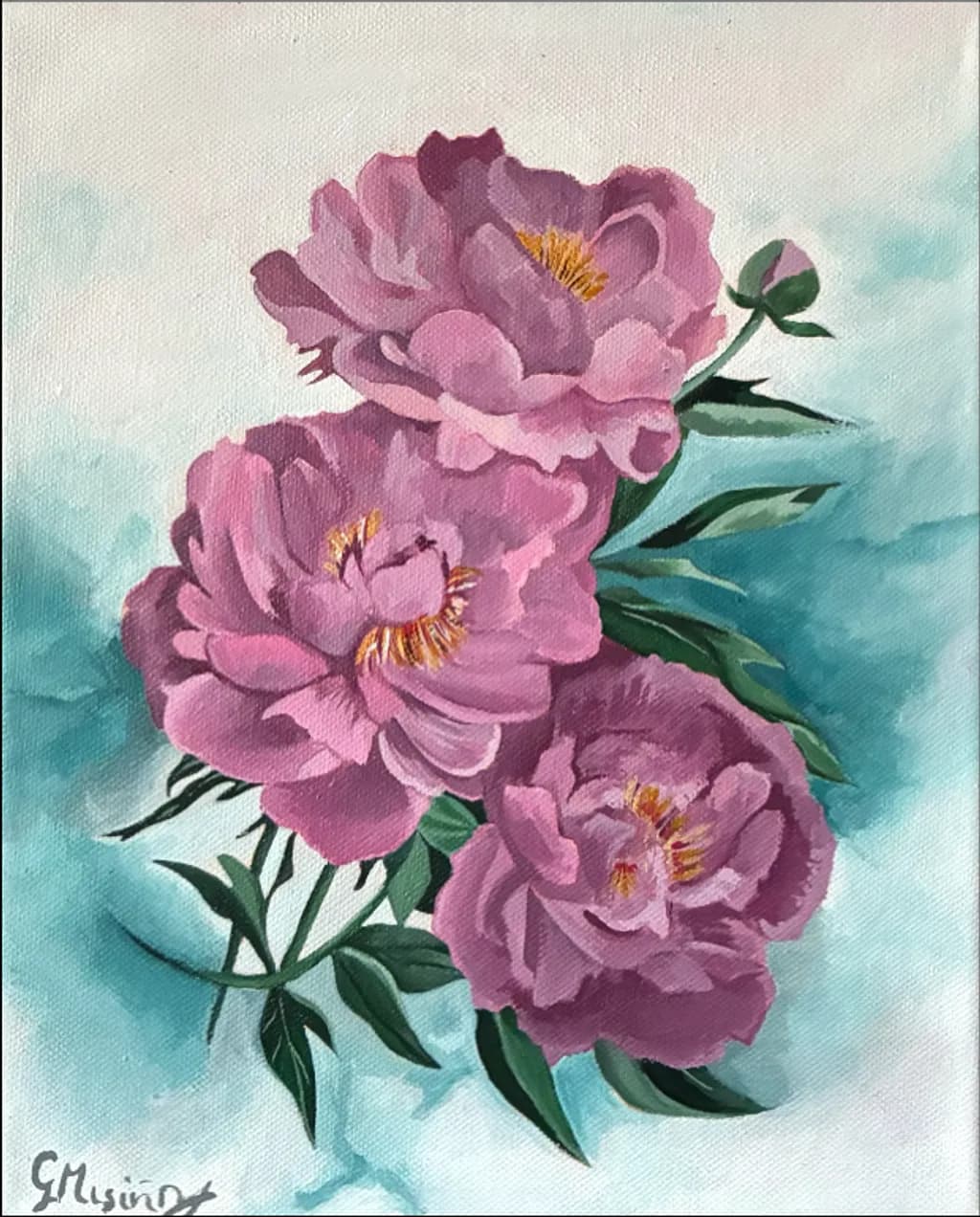 Blushing Peonies