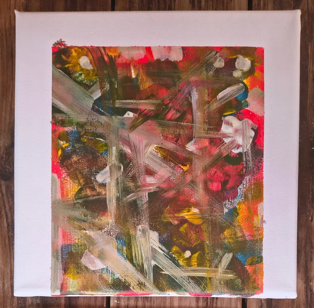 Abstract Canvas Burst