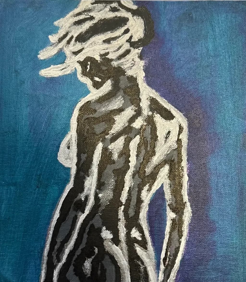 Backlit Figure