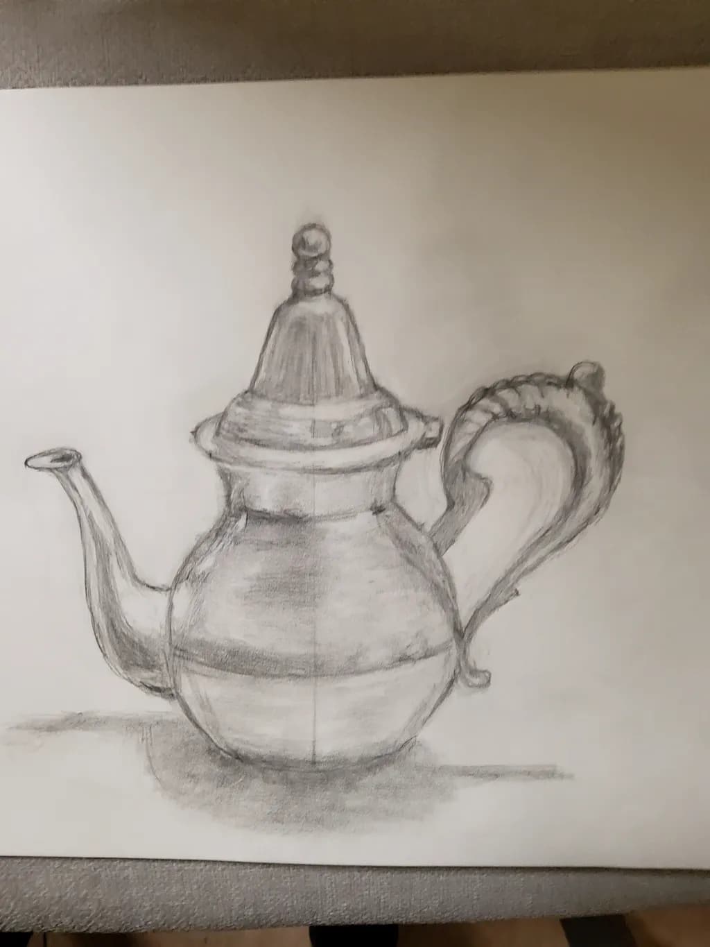Ornate Teapot Sketch
