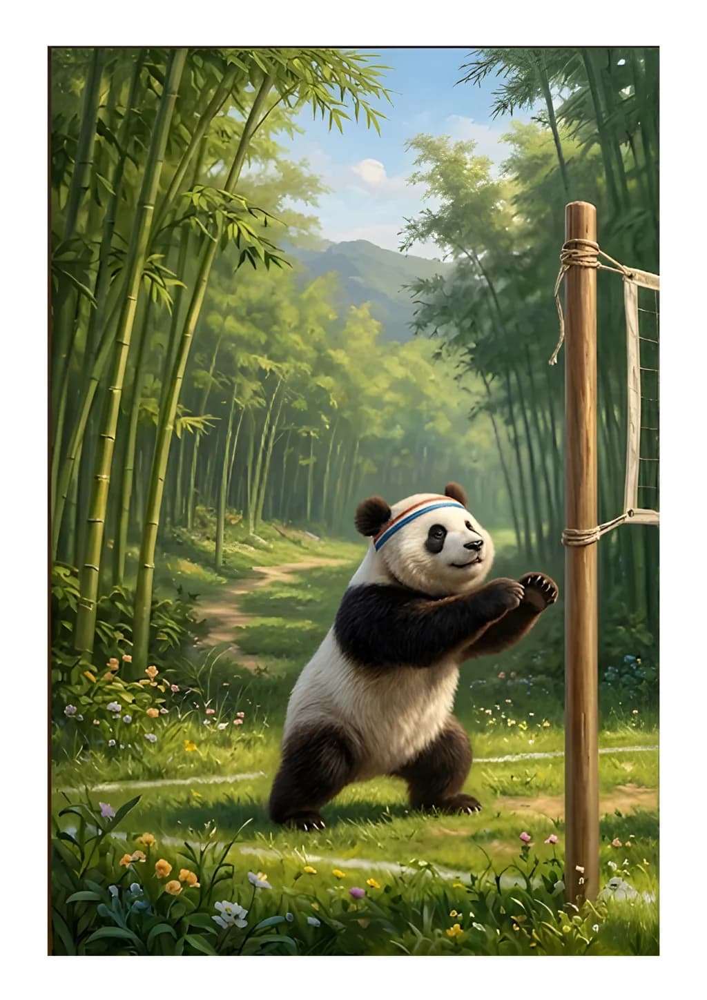 Panda Volleyball Practice