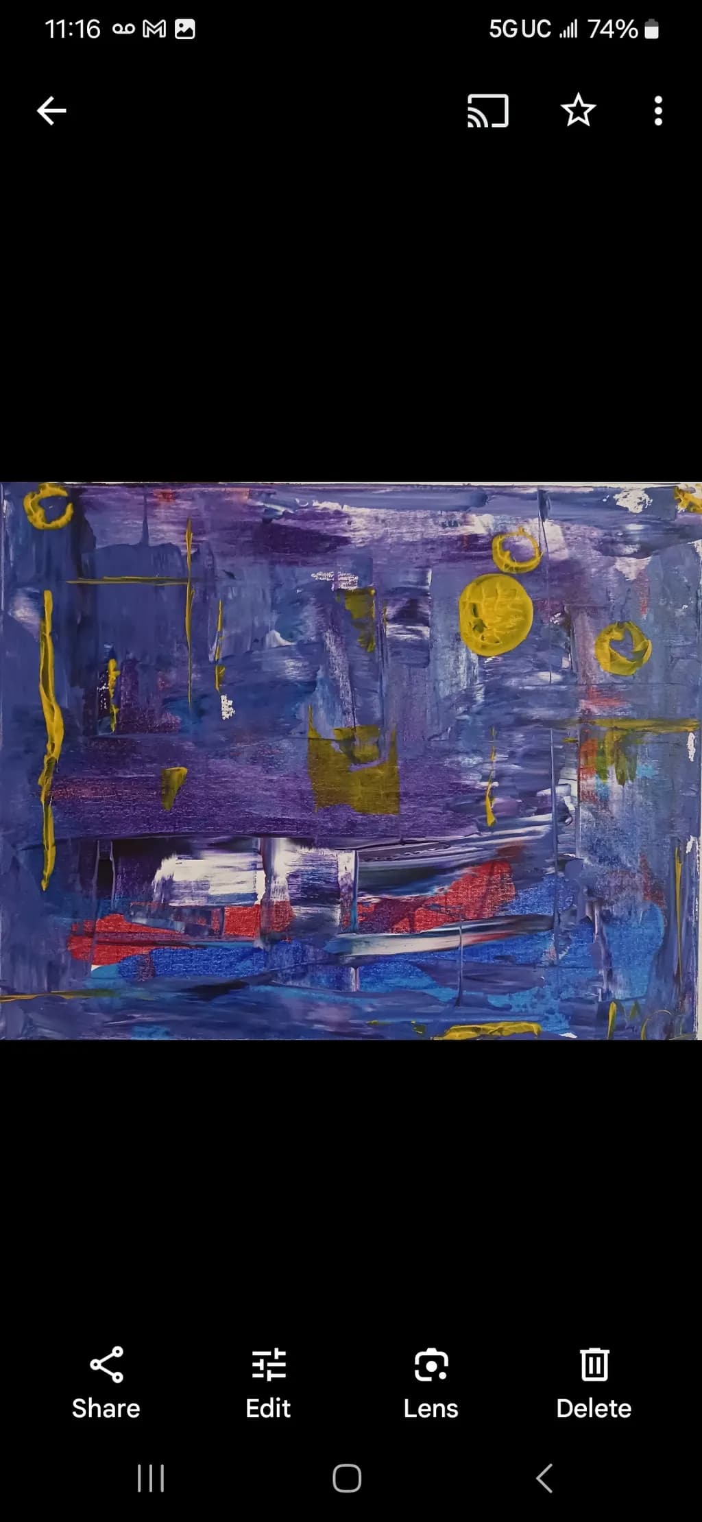 Abstract Blue Depths