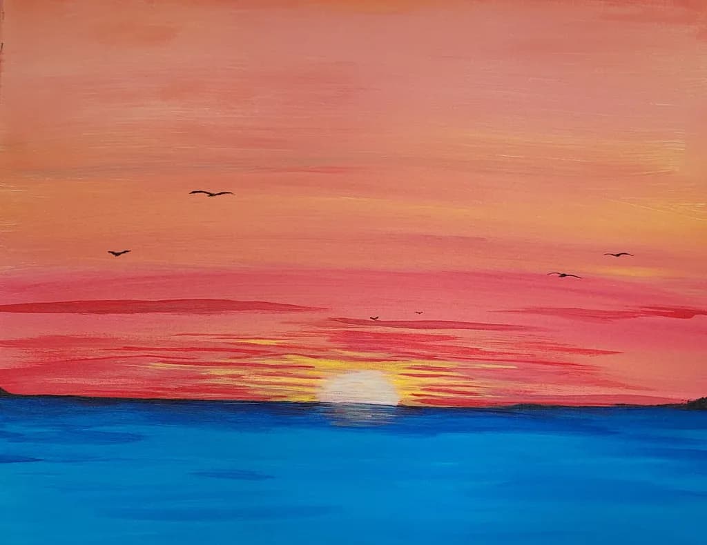 Sunset Flight