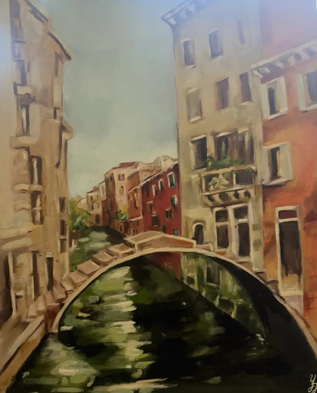 Venetian Bridge Reflections