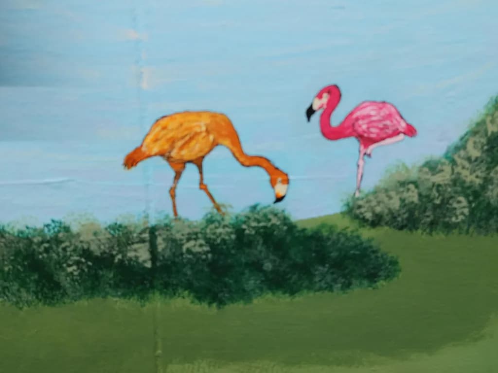 Mismatched Flamingos