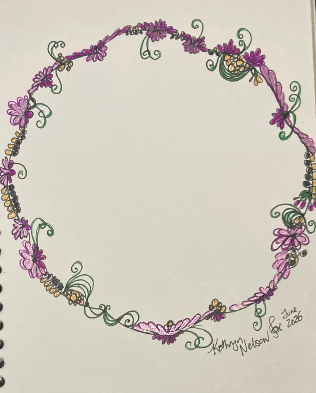 Floral Circle Garland