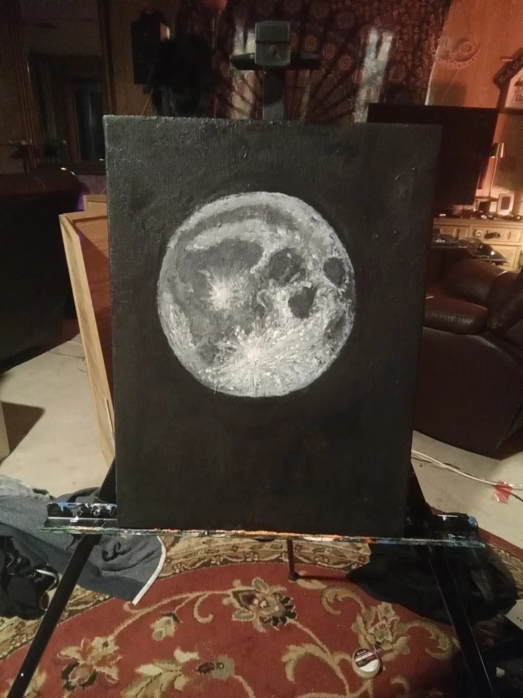 Cratered Moon