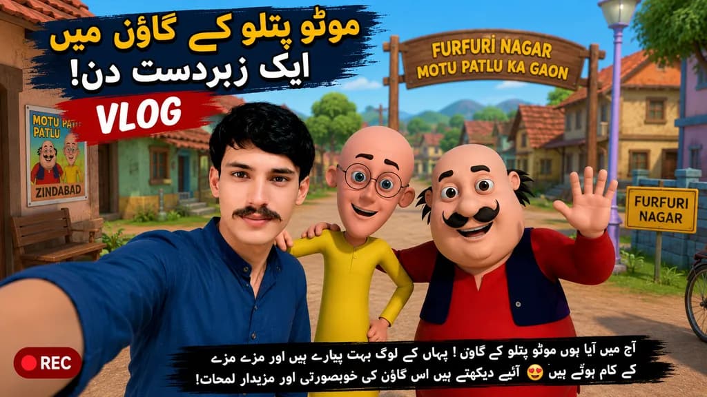 Motu Patlu Village Vlog