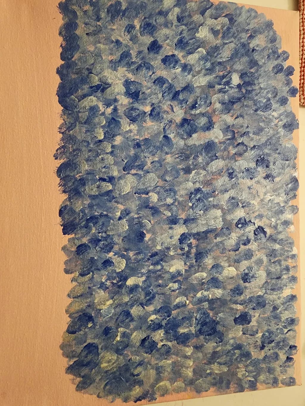 Blue Texture Canvas