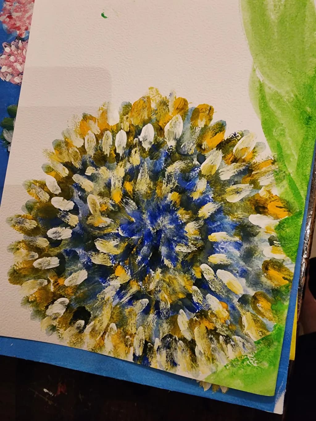 Abstract Flower Burst