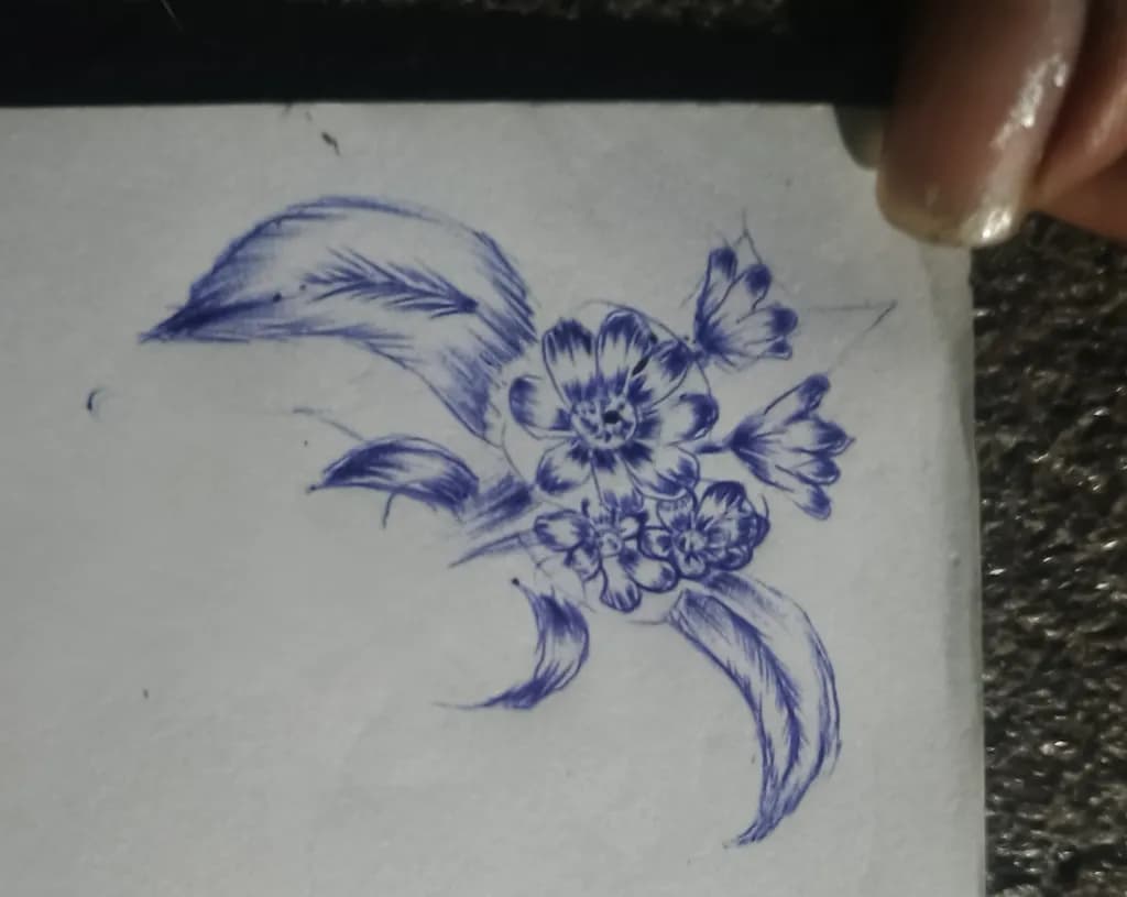 Ink Blossom Sketch