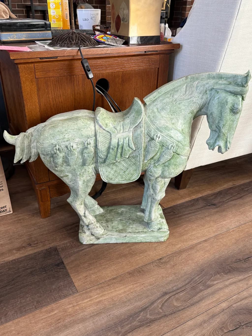 Celadon Tethered Horse