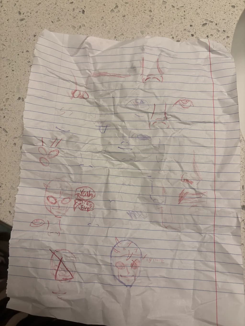 Abstract Face Sketches
