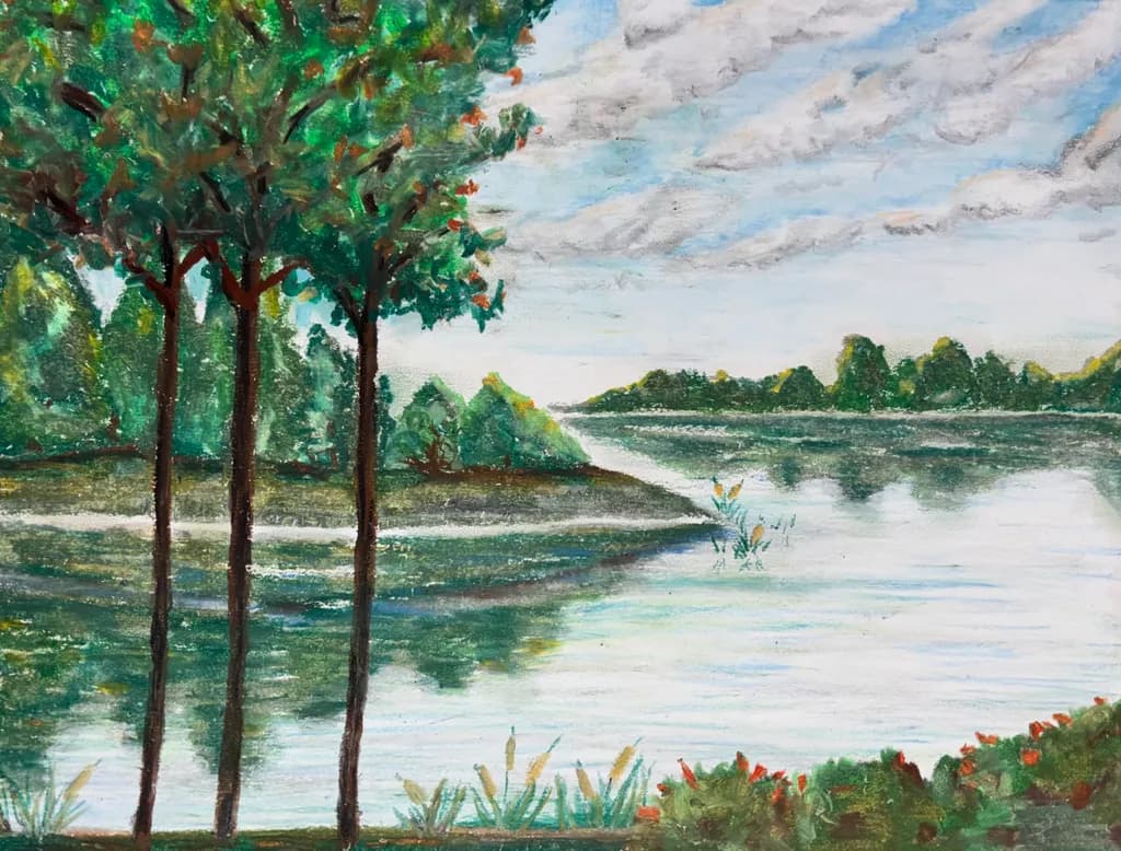Tranquil Riverbank