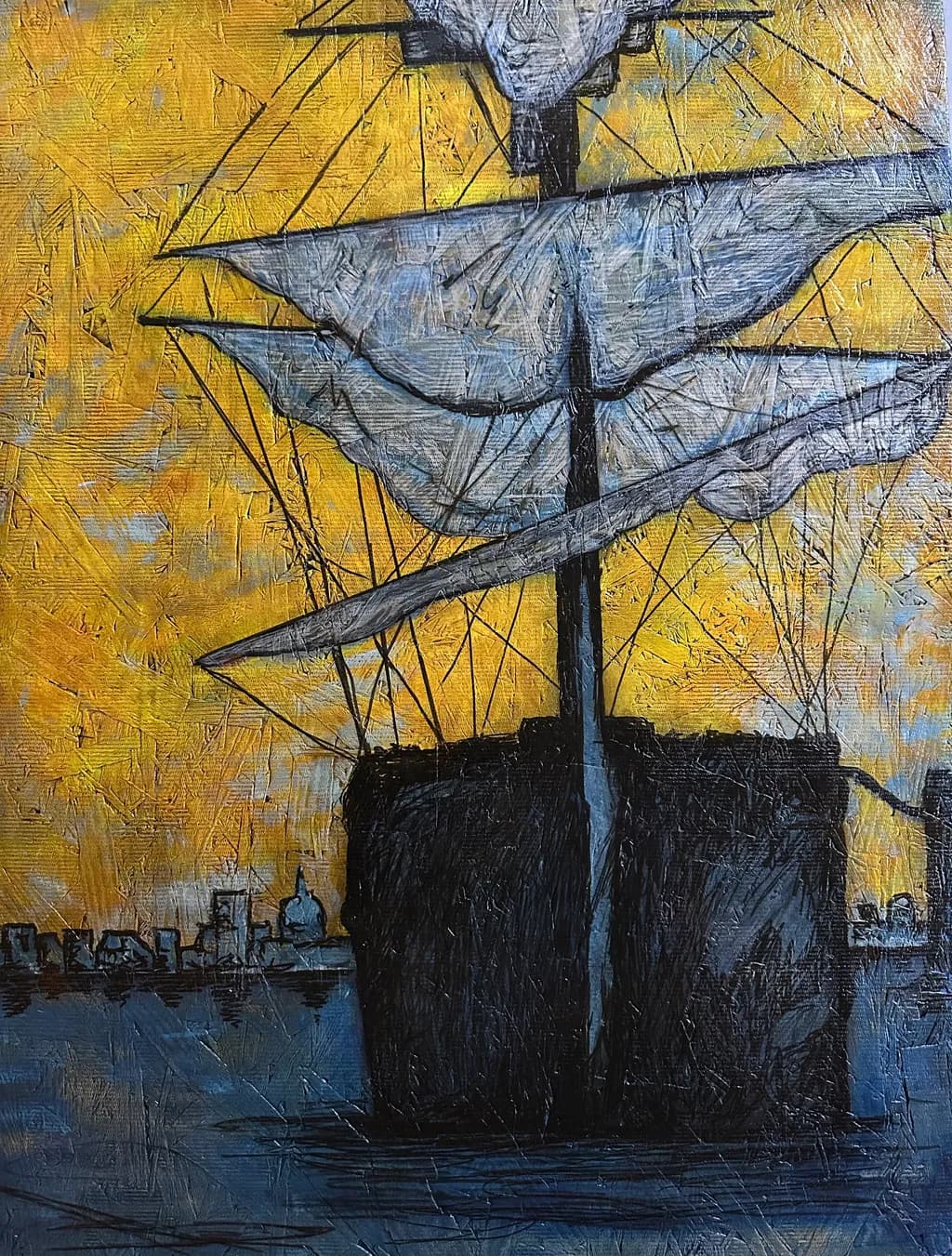 Sails at Dusk