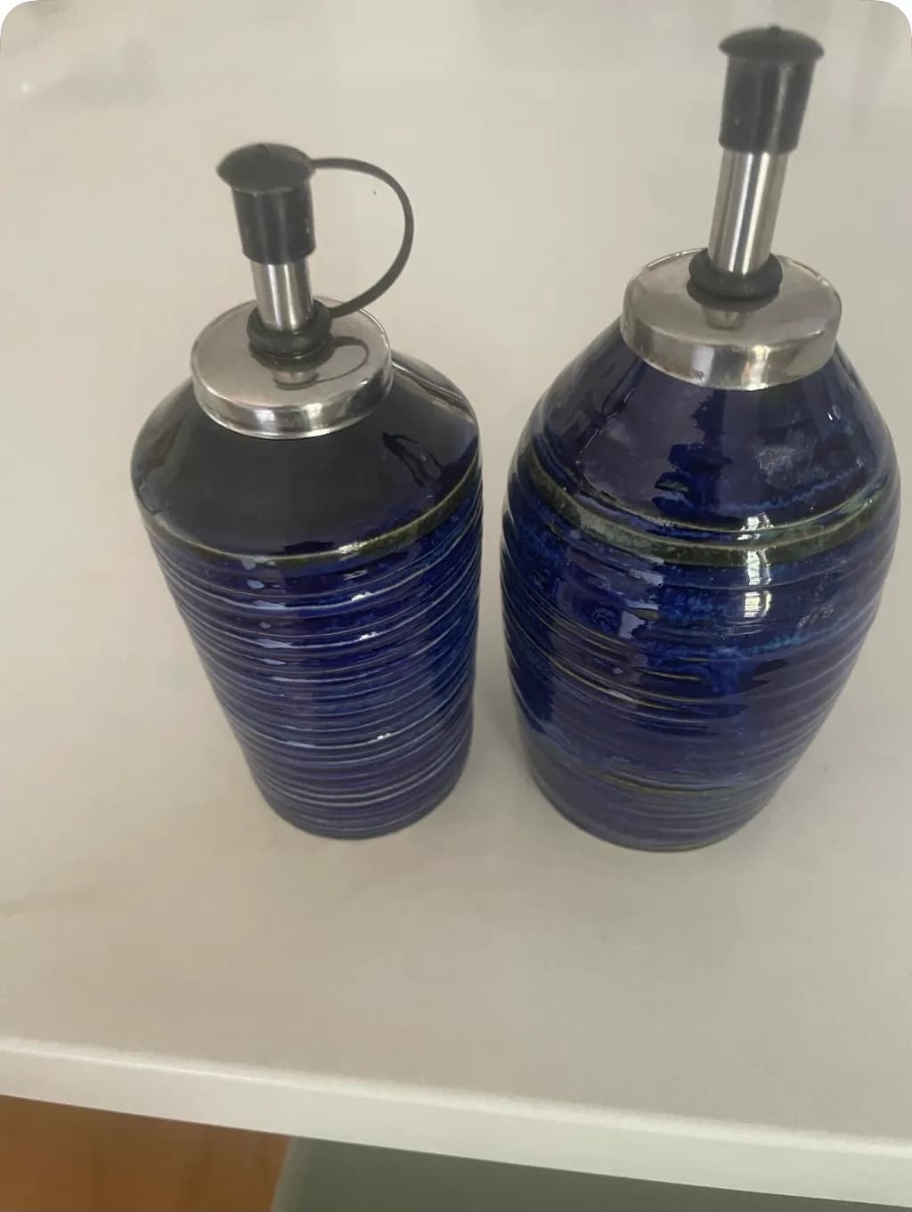 Cobalt Ceramic Dispensers