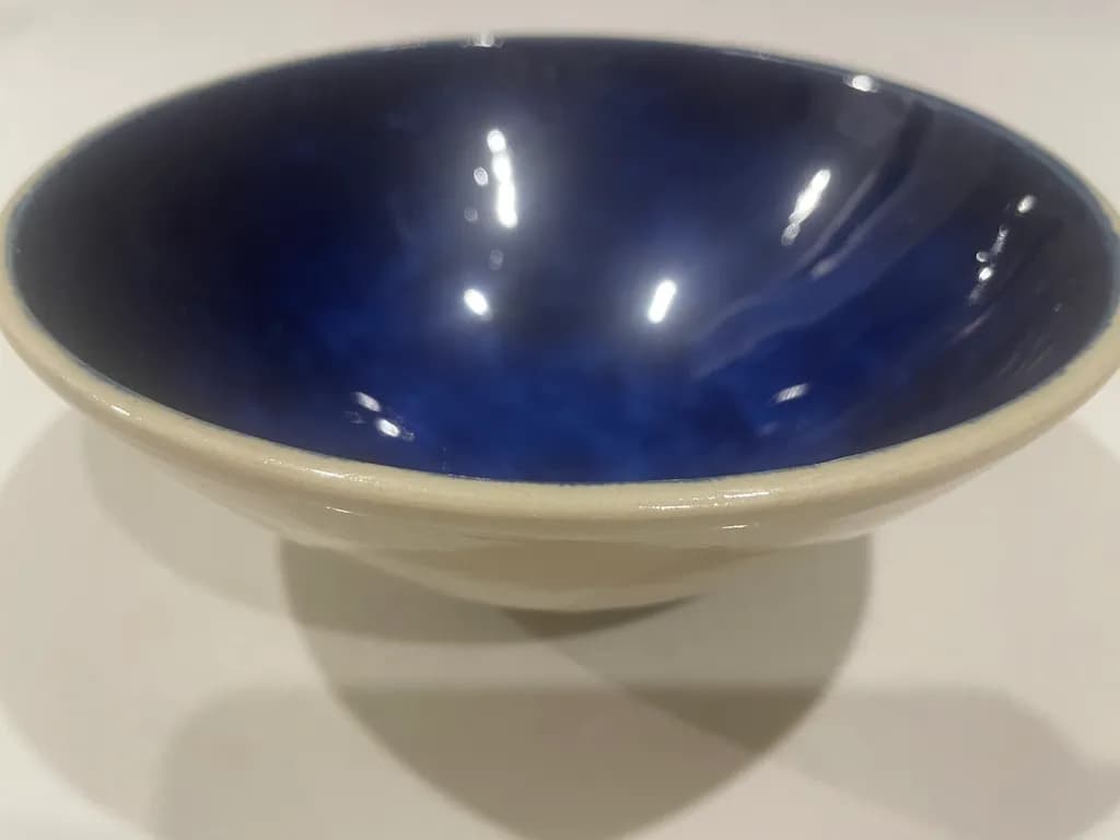Deep Blue Ceramic Bowl
