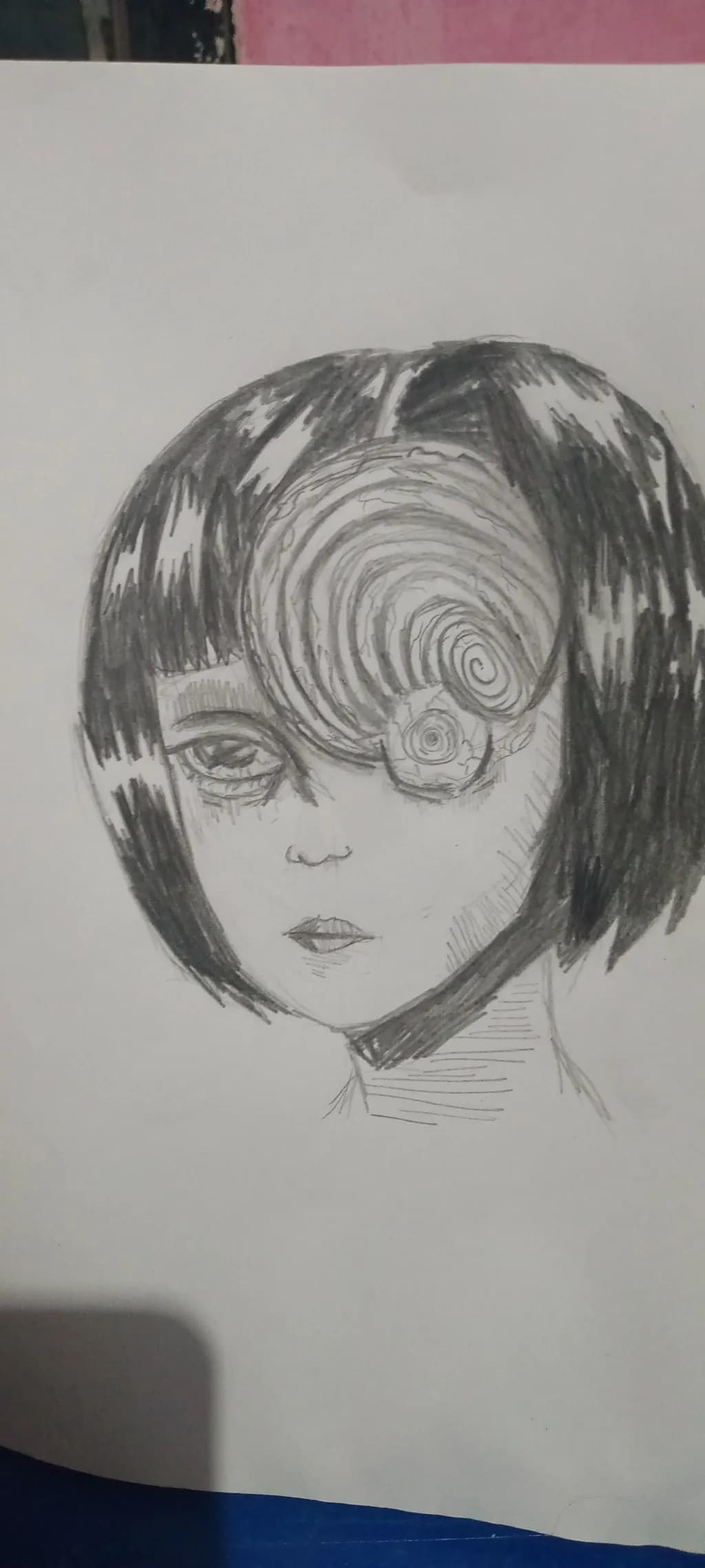Spiral Eye Portrait