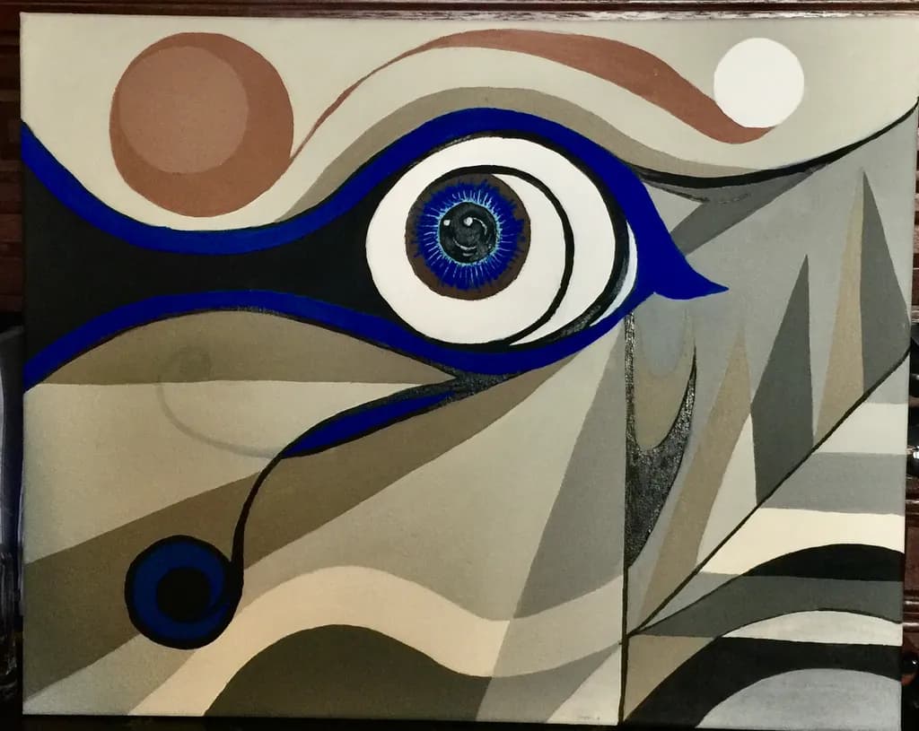 Abstract Eye Composition