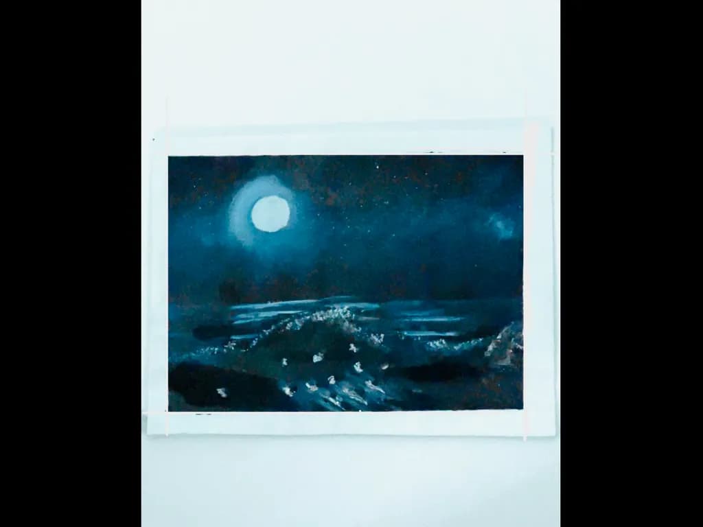 Moonlit Waves
