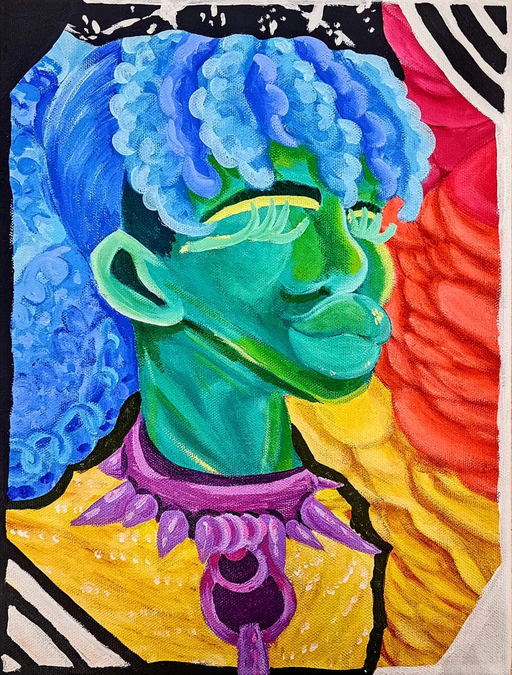 Blue Crowned Confidence