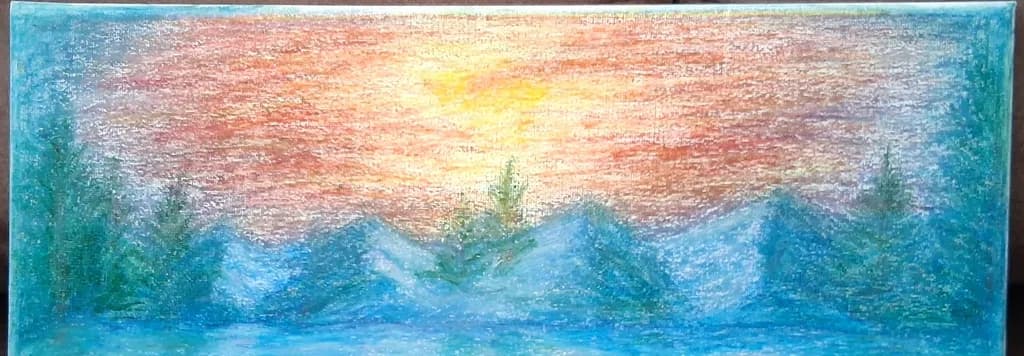 Dawn Over Peaks