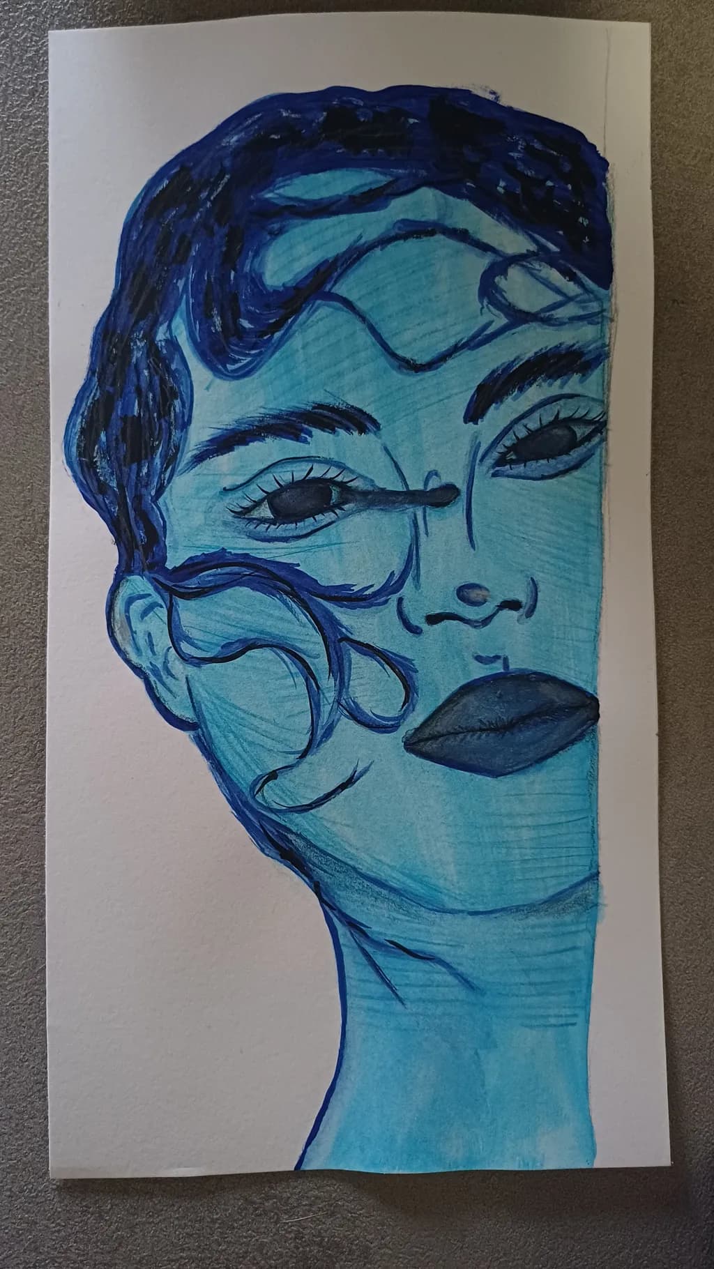 Blue Contours