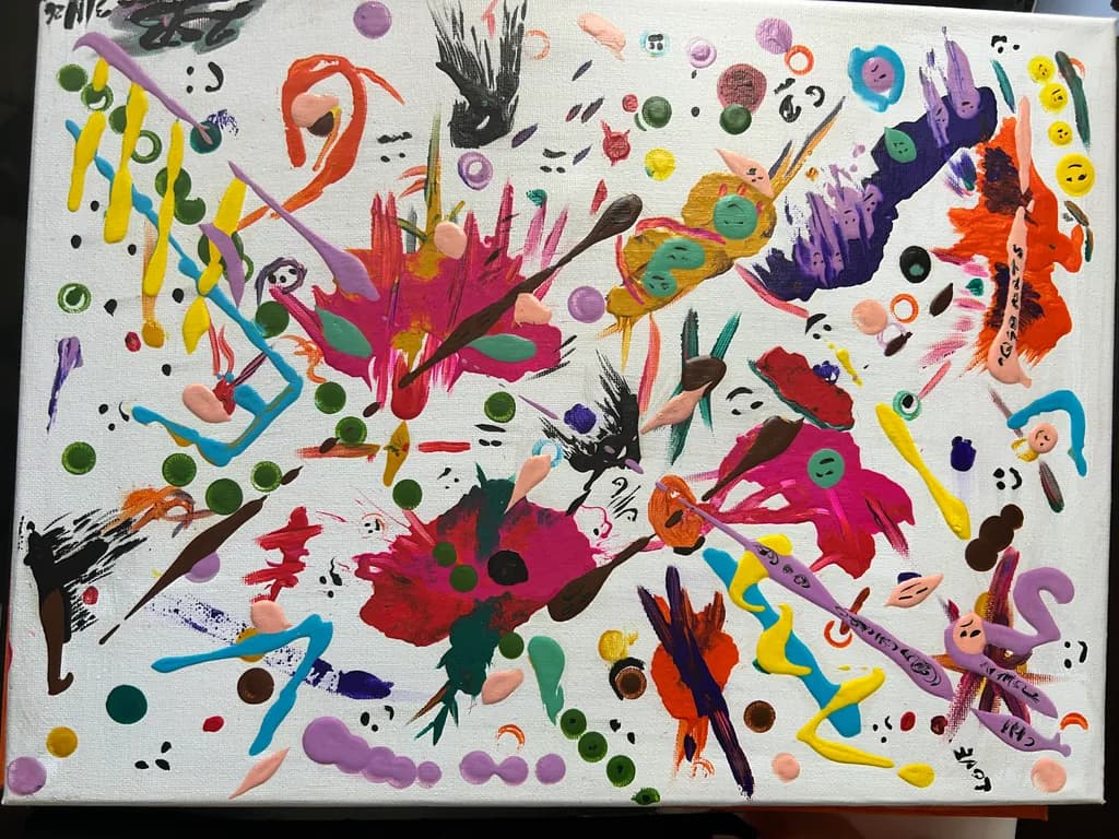 Chaotic Dots and Strokes