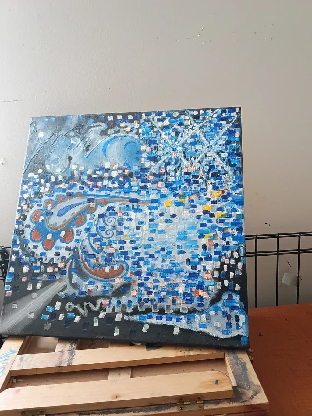 Blue Mosaic Rhythm