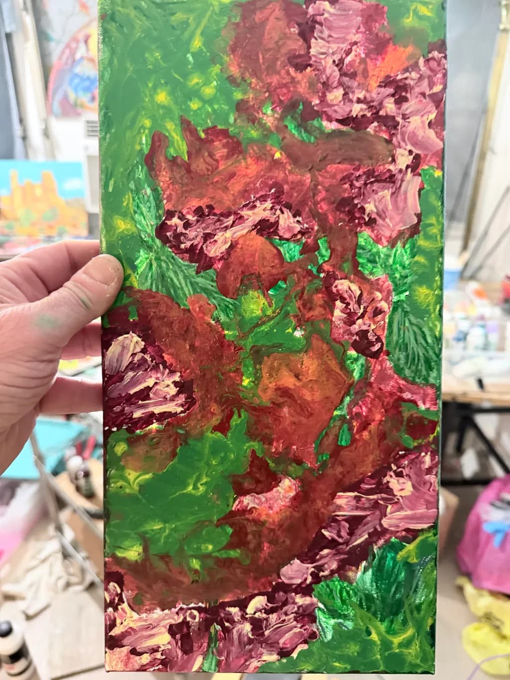 Textured Floral Burst