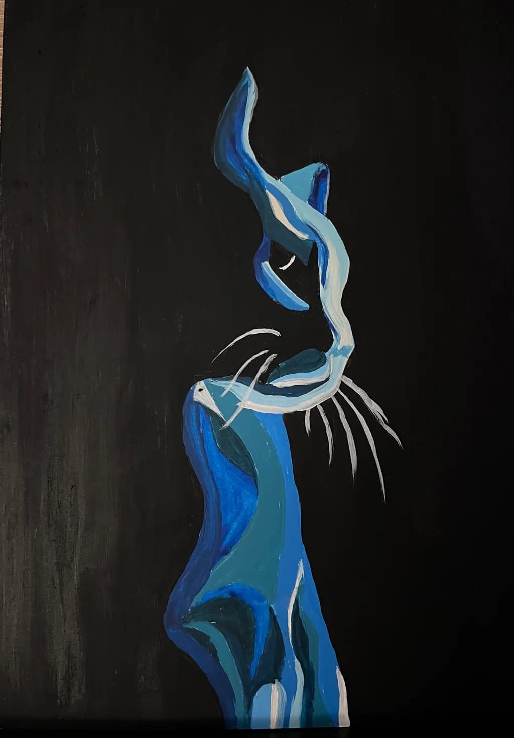 Blue Silhouette