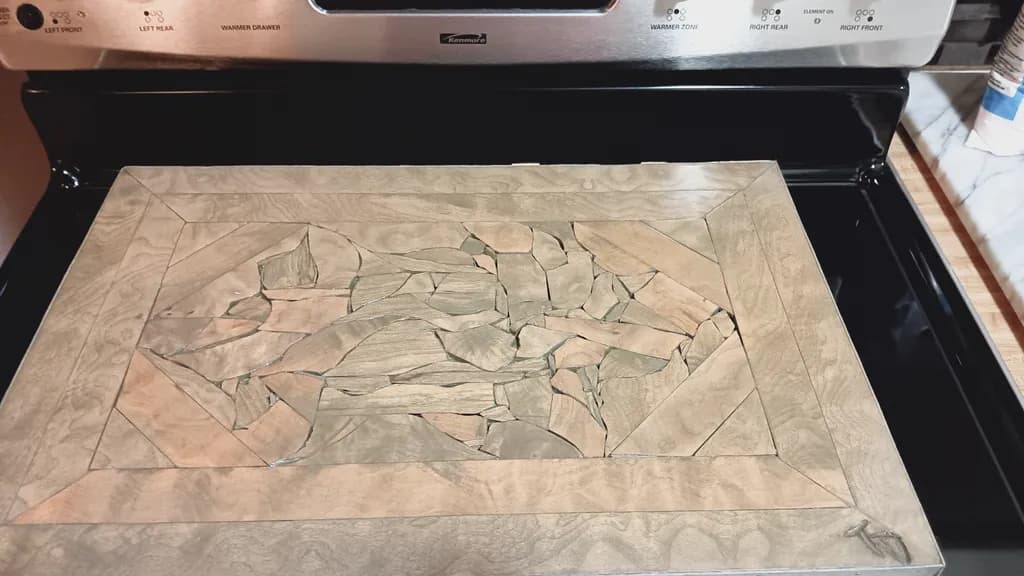 Fragmented Wood Mosaic