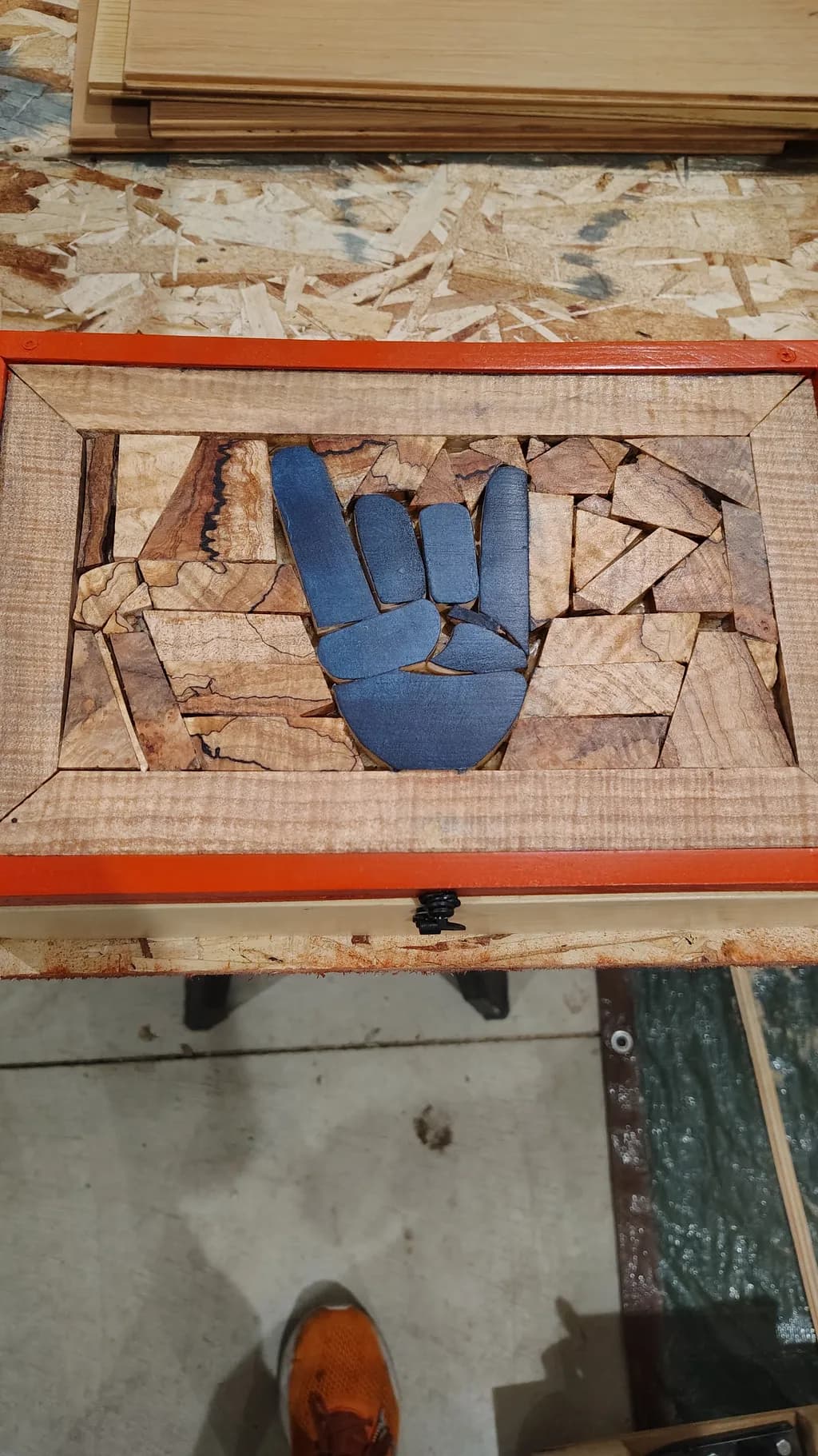 Wooden Shaka Mosaic