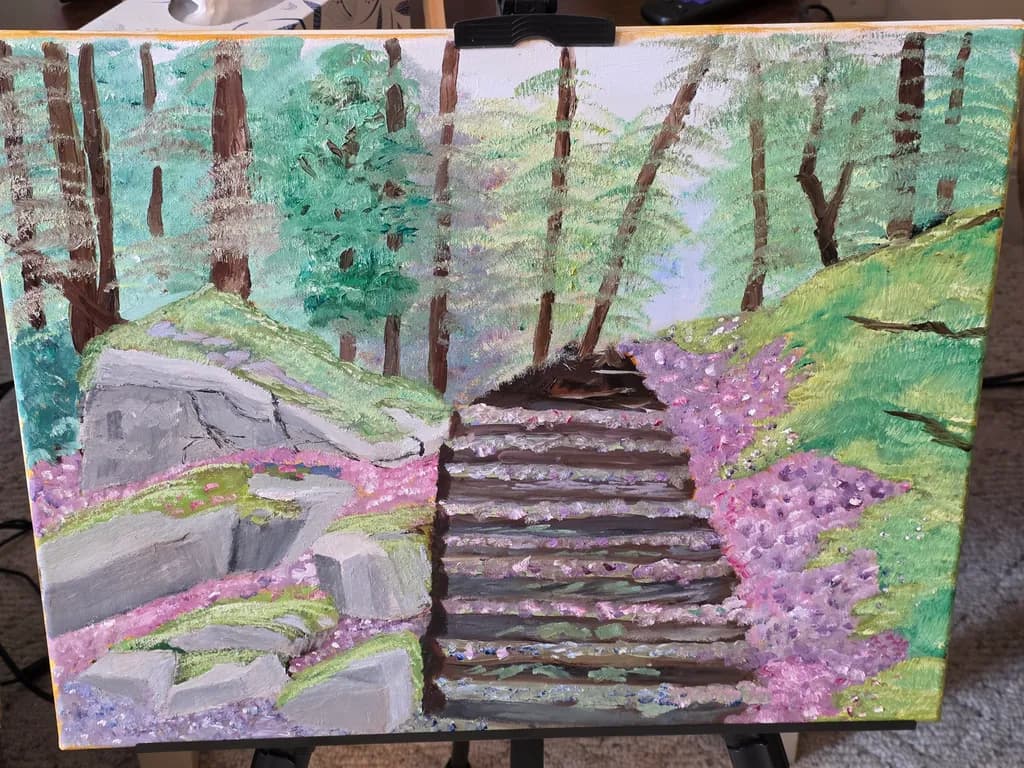 Forest Stone Steps