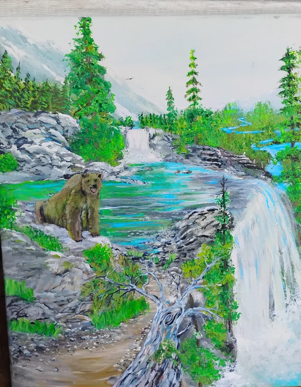 Mountain Stream Encounter