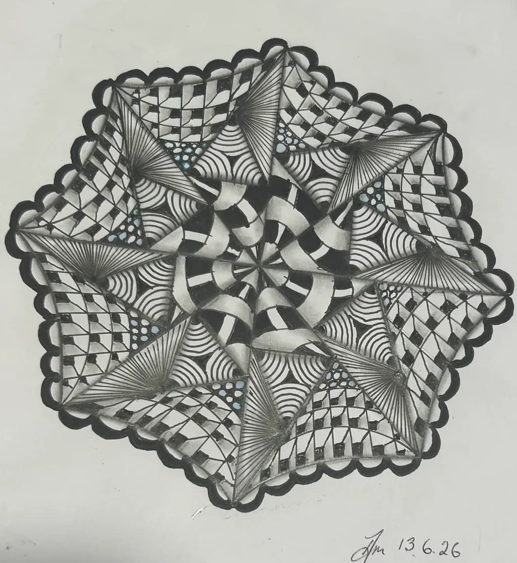 Monochrome Mandala