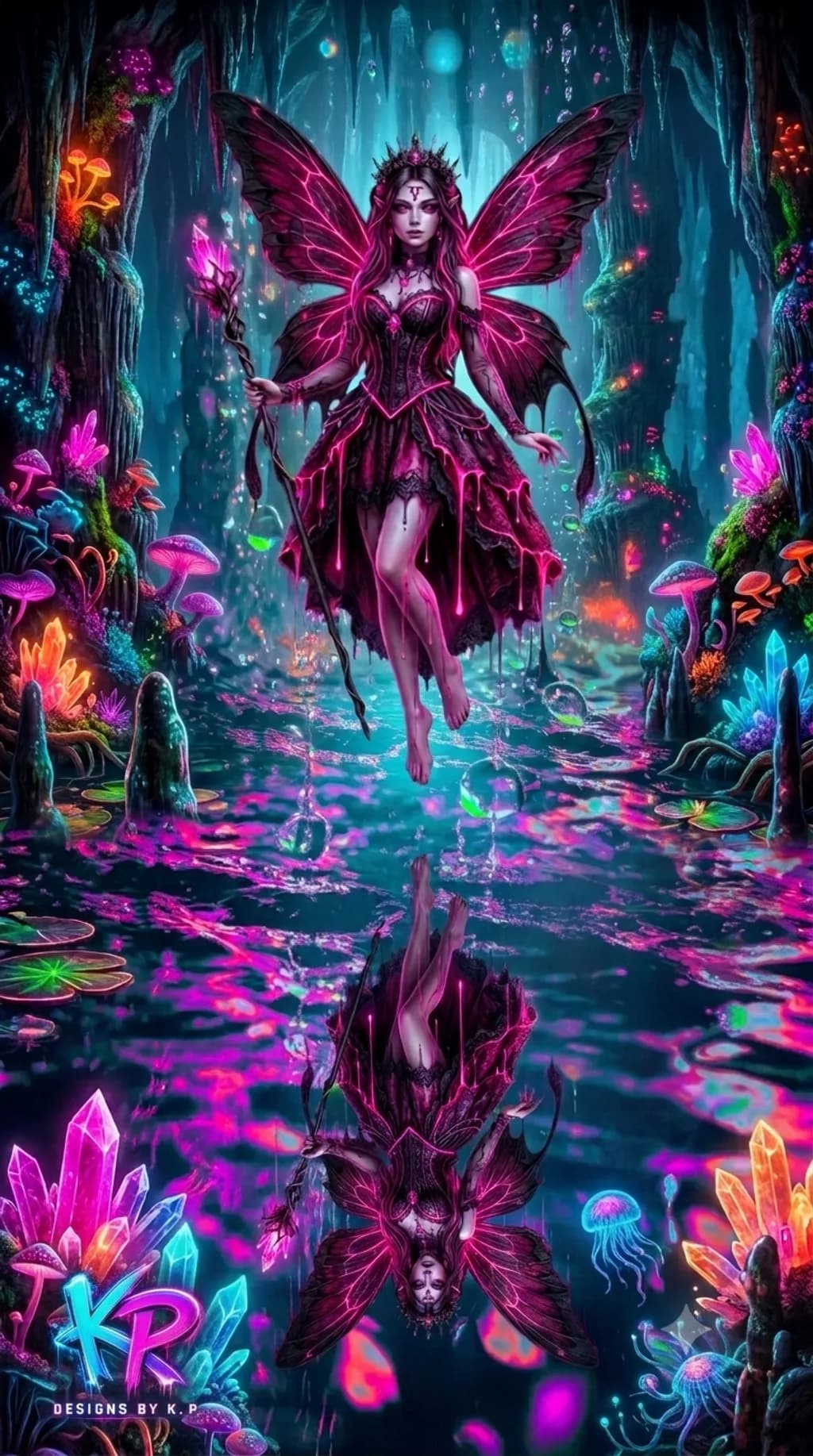 Neon Enchantress