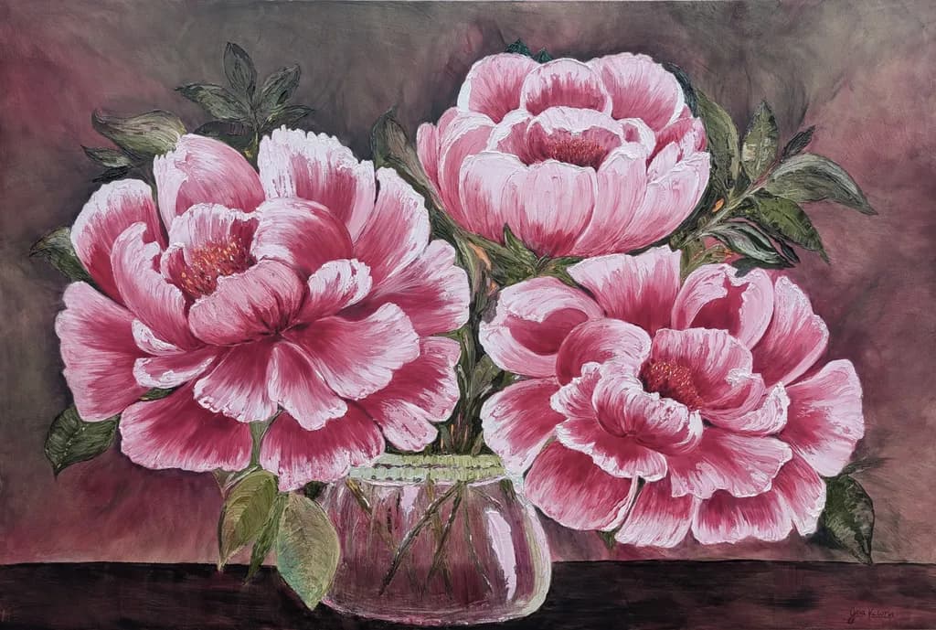 Blushing Peonies