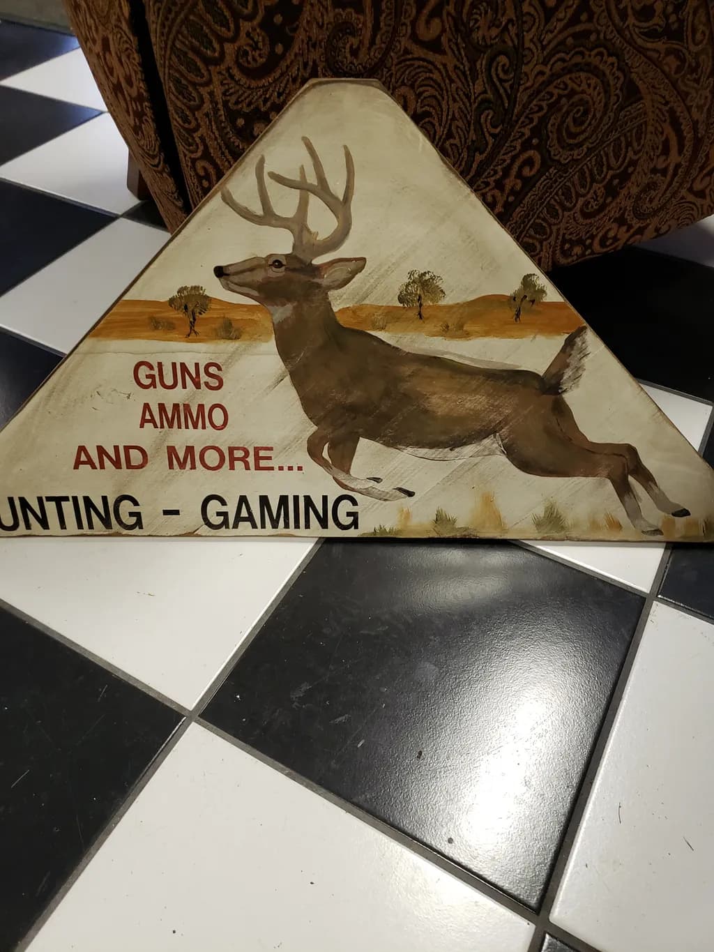Leaping Buck Sign