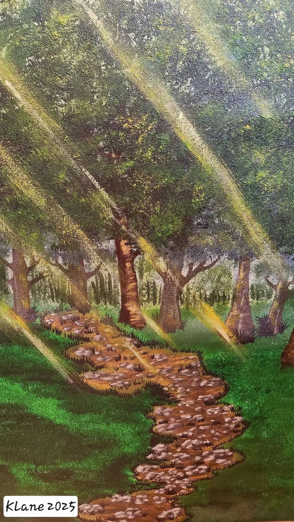 Sunlit Forest Path